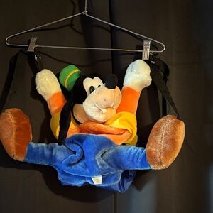 Kids Plush Character Backpack with Orange and Blue